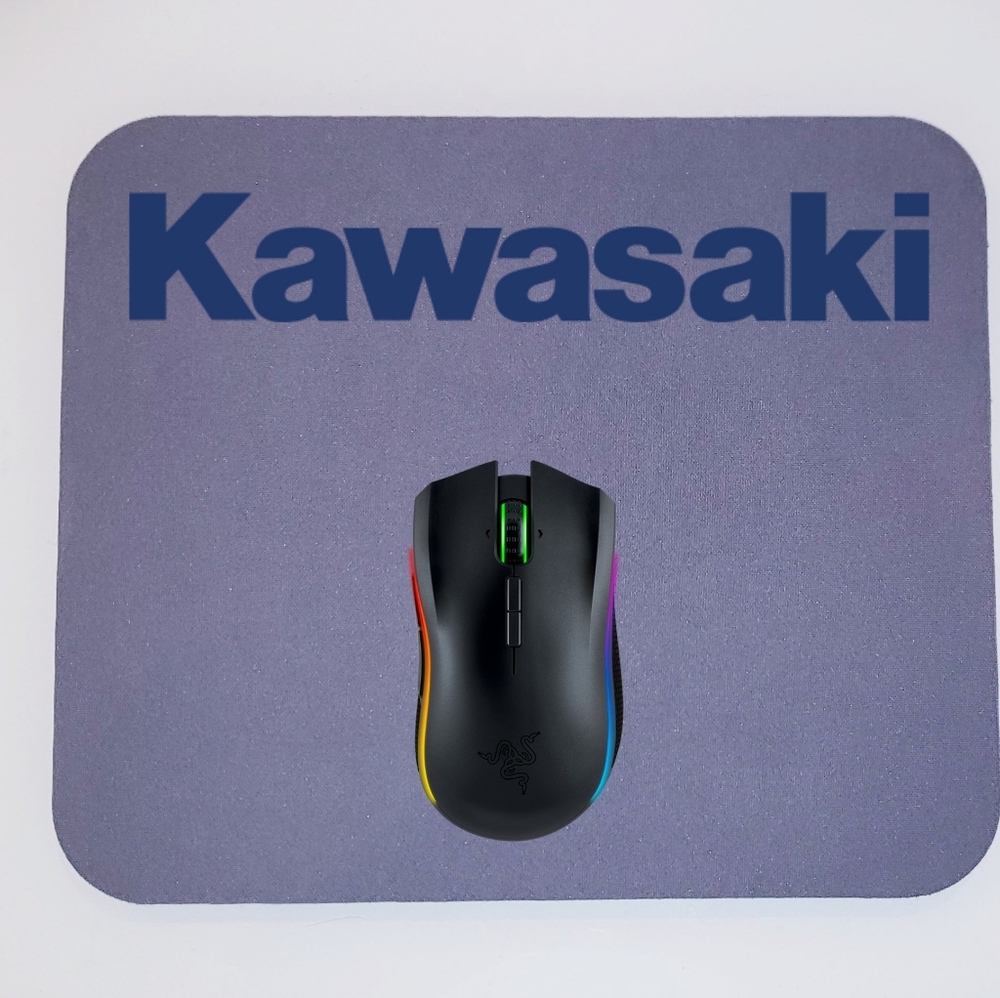 Kawasaki motorcycle office Mouse pad Biker pad